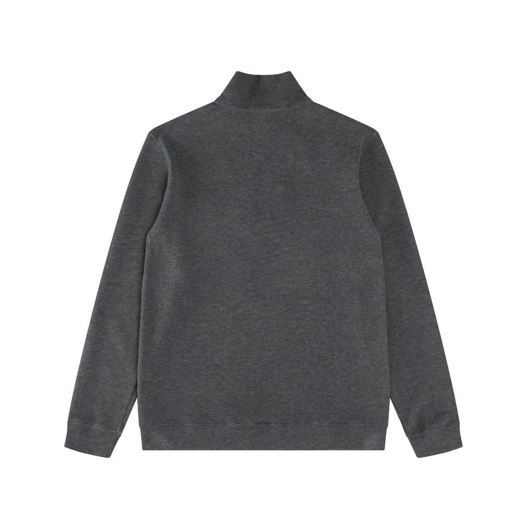 P230 #R97 Ralph lauren twelve-color embroidered pony logo half-zip high-neck long-sleeved knitted sweatshirt. The same style for men and women. The new half-zip sweatshirt for couples to wear in autumn is here! This kind of sweatshirt is really popular this year, even more popular than the hooded sweatshirt. Open the zipper and it can be used as a large lapel, which makes it more fashionable. The color of the classic design of the little war horse on the chest is matched with the embroidery. The simple zipper design echoes the brand logo, so you don’t need to match too much. The sweater version is loose enough! The fabric is custom-woven and dyed 100 cotton. 320g high gram weight 100% cotton knitted cotton with a certain thickness. The fabric is soft and comfortable, and the three-dimensional fabric is full of texture. The stitching is three needles and five threads, which is beautiful and strong. The pattern is also good. Although it is loose, it does not look bulky! - It is not a popular color scheme on the street. The color is pure and highly recommended. The upper body has a particularly high rate of turning heads. Loose style. Big drop shoulder OS style. Same style for men and women. Couple wear. Versatile and practical! Color: Gray, navy, khaki, green label, oatmeal brown label, apricot, black, army green, burgundy, pink, dark gray, light blue, white. Size: S M L XL Length: 70/72/74/76 Bust: 53.5/55.5/57.5/58.5 Shoulder width: 44/45/46/47 Sleeve length: 61/62/63/64